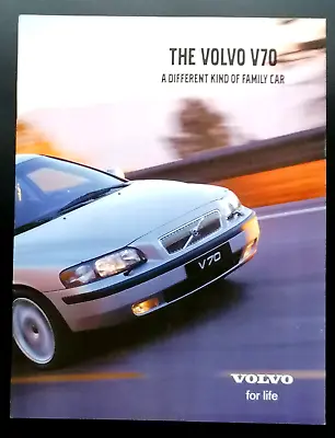 2000-2001 VOLVO V70 Estates Sales Brochure - Excellent Condition • $7.39
