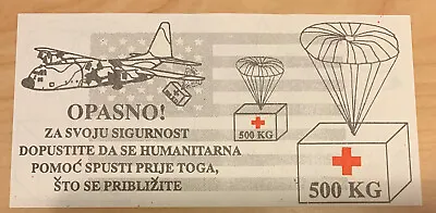 Bosnia Propaganda Leaflet Post Vietnam Desert Storm • $2