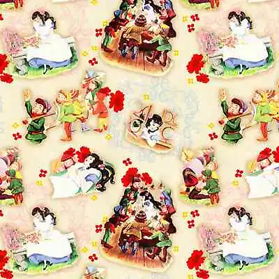 1 Yard Cotton Fabric - David Textiles Disney Dreams Kincade Mirror Mirror • $12.25