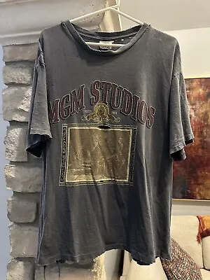 Vintage 90s MGM Studios Nutmeg Movie Film Cinema Single Stitch T-Shirt Size XL • $16.99