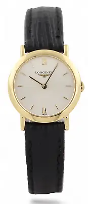 LONGINES Presence Prestige Ladies Watch 18ct Solid Yellow Gold - L4.210.6 - 22mm • £795