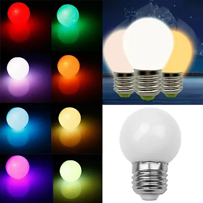 Dimmable LED Globe Bulb E26 E27 B15 B22 E14 E12 3W 110-220V Color Change Lamp ST • $3.74