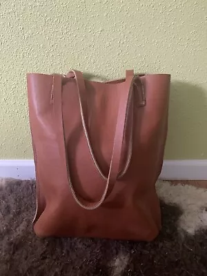 Zara Leather Tote Large Bag Computer Executive Purse • $47