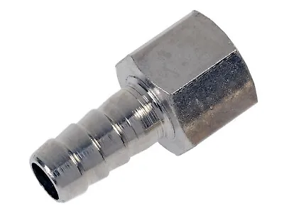 Nickel Plated Brass Hose Tail Adaptor With Female Parallel BSP Threads BSPP • £3