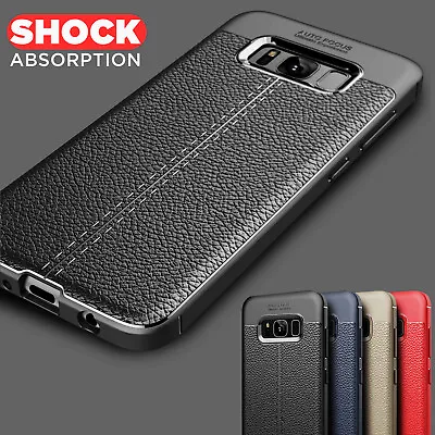 Case For Samsung Galaxy S6 S7 Edge S8 Plus S9 Shockproof Silicone Phone Cover • £2.99