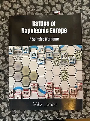 Battles Of Napoleonic Europe A Solitaire Wargame Mike Lambo Solitaire Book Games • £31.99