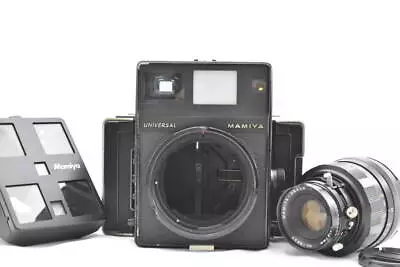 Mamiya UNIVERSAL PRESS Film Camera + 127mm F/4.7 Lens + Polaroid Film Back • $316.25