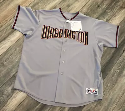 NWT'S Majestic Washington Nationals MLB Pro Cut Jersey Men’s 2XL Dead Stock • $80.99