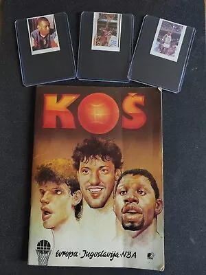 ALBUM NBA EUROPE KOS 1989. MICHAEL JORDAN/MAGIC JOHNSON Basketball Sticker Album • $499