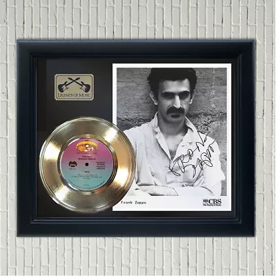 Frank Zappa  Who Are The Brain Police  Framed Reproduction Signed Record Display • $129.95