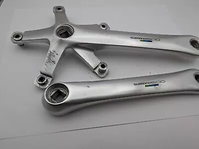 Shimano 600 Tricolor Crankset Double 130 Bcd 175mm Aluminum Japan Square Taper • $33.88