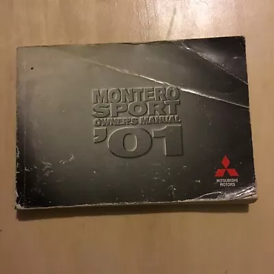 2001 Mitsubishi Montero Sport Owners Manual • $15