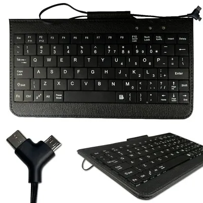 Usb Wired Stylish Slim Qwerty Keyboard Uk Layout For Pc Desktop Computer Laptop • £5.99