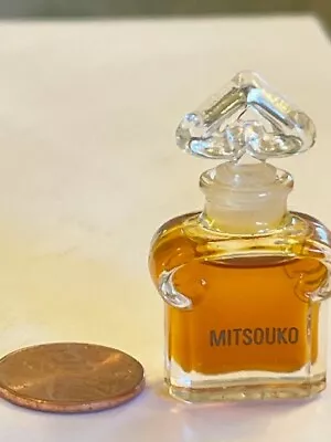 Vintage MITSOUKO Guerlain PARFUM Extrait Micro Mini 2ml Splash Perfume 1980s/90s • $46.95