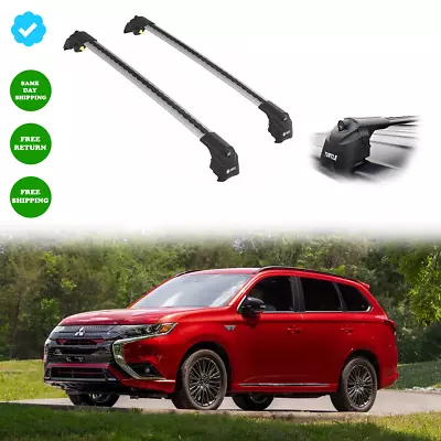 Mitsubishi OUTLANDER SPORT Mk3 2010-2022 Silver Flush Rails Roof Rack Cross Bar • $195