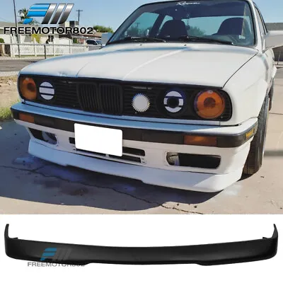 Fit 84-92 BMW E30 3-Series PU RG Style Front Bumper Lip Spoiler Valance • $62.87