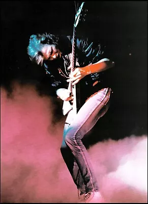 Michael Schenker Live Onstage With Gibson Flying V Guitar 8 X 11 Pin-up Photo • $4