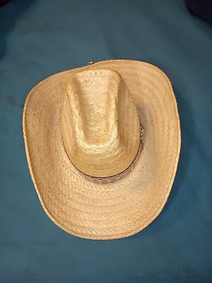 Vintage YA Straw Hat Mens S 6 5/8 To 6 7/8 Cowboy Western Hat  • $19.99