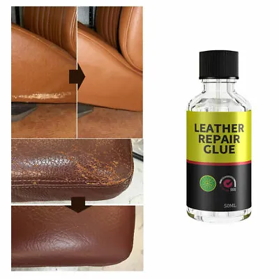 50ml Leather Repair Glue Car Seat Care Liquid Rubber Sofa Adhesive Gel Accessory • $11.21