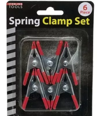 6 Pack Spring Clamps With Soft Grip And Tip - Hobby Construction Soft Tip • $7.95