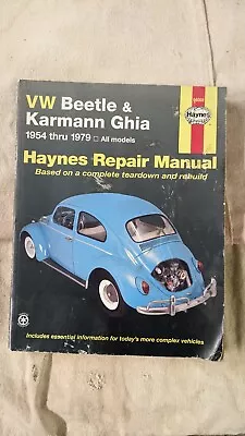 Haynes VW Beetle & Karmann Ghia Repair Manual 1954-1979 All Models • $4.99
