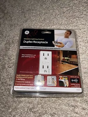 GE Wireless Lighting Control Duplex Receptacle 45605 • $26.99