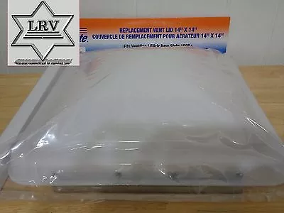 14 X14  Replacement Roof Vent Lid For  RVTrailer Camper  White Plastic Lid • $29.99