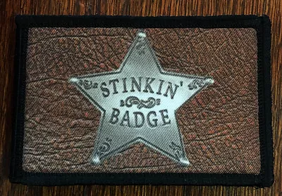 Stinking Badges Morale Patch Tactical Military Army USA Badge Hook Flag • $8.49