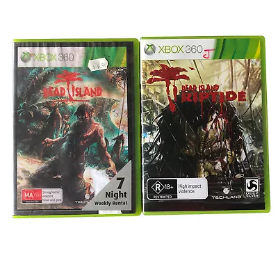 Xbox 360 Game Bundle - Dead Island & Dead Island Riptide - PAL - Tested/Working • $17.99
