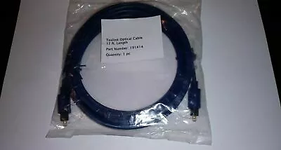Toslink To Toslink Optical Digital Audio Cable 12 Ft S/PDIF MD DVD • $8.49