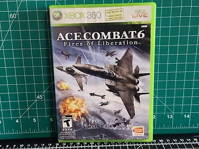 Ace Combat 6 Fires Of Liberation- CIB Complete- Tested Works- Microsoft Xbox 360 • $10