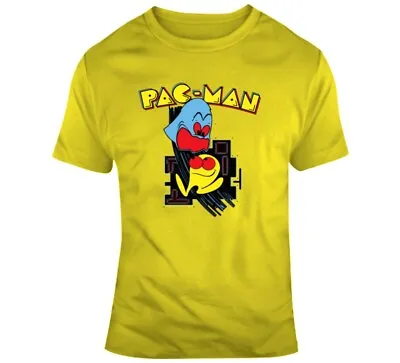 Retro Arcade Cabinet Art Pac Man Video Game Fan T Shirt • $23.99
