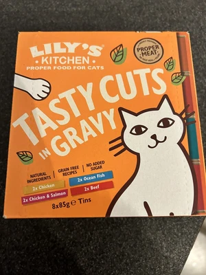 £10 • Buy Lily's Kitchen Cat Wet Food Tasty Cuts Mixed Gravy Multipack Meat Fish 8x85g