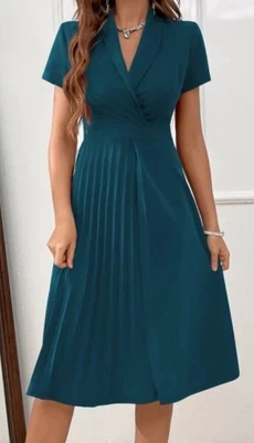 $15 • Buy Shein Dress - Teal Size M (12-14)