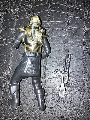 Vintage Battlestar Galactica Gold Cylon Commander With Gun 1978 Mattel Loose #2 • $59