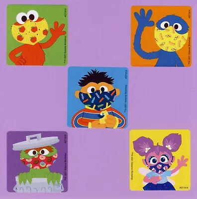15 Sesame Street In Masks - Large Stickers - Elmo Grover Ernie Oscar Abby • $2.60