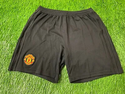 Manchester United 2018/2019 Football Soccer Shorts Home Adidas Original Young Xl • $7.64