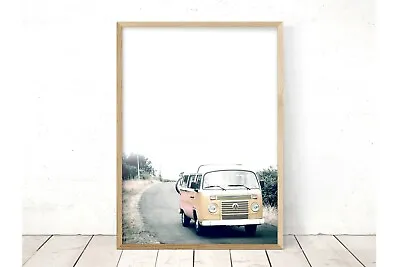 Kombi Van Beach Ocean Lovers Wall Art Print. Look Great Home Decor • $53.55