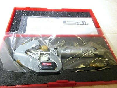 $122.50 • Buy SPI V-Anvil Mechanical Micrometer 5-20mm Range 0.01mm Graduations 14-272-9