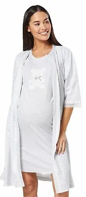 £36 • Buy Happy Mama Women's Maternity Hospital Gown Robe Nightie Set Labour & Birth 1275