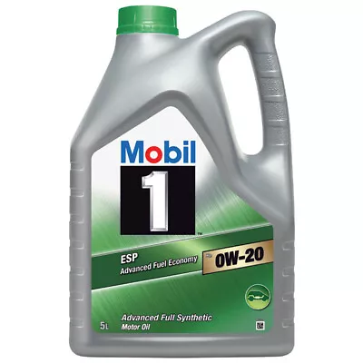 £77 • Buy 153685 Mobil 1 ESP X2 5L Engine Oil 5 Litre 0W20 Fully Synthetic By Mobil