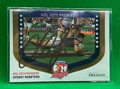 $14.13 • Buy Signed Aidan Guerra Sydney Roosters Autograph On 2014 Traders NRL Card