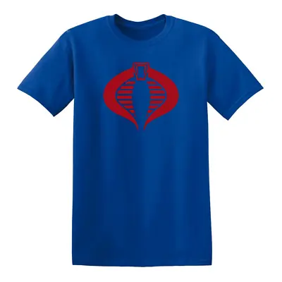 Cobra The Enemy Blue Tee T-shirt GI G.I. Joe Rise T Retaliation Movie Gi • $11.95