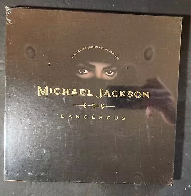Michael Jackson Dangerous First Printing Collectors Edition New Sealed 1991 Cd • $109
