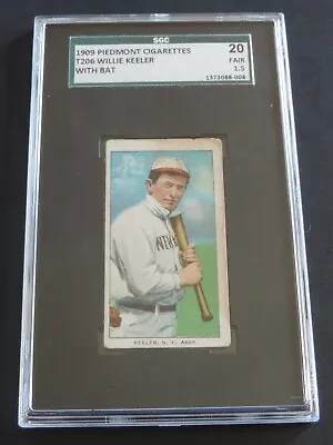 Sgc 1.5 T206 Willie Keeler With Bat Piedmont Back  • $449.99