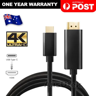 $10.45 • Buy USB-C To HDMI Cable Type-C 4K Adapter For Samsung S23 S22 S21 Ultra S20 S10 Note