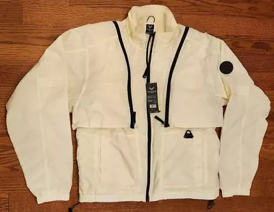 Cross Eyed Moose Cross Funktion Windbreaker Jacket / Vest Off White New Size XL • $25