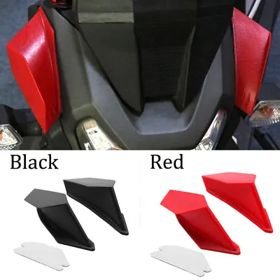 Motorcycle Front Fairing Winglets Side Spoiler Dynamic Wing Kit Universal • $9.08