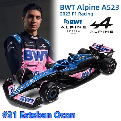 2023 Toy Bburago 1:43 Model Car BWT Alpine A523 F1 Team #31 Esteban Ocon Diecast • $22.54