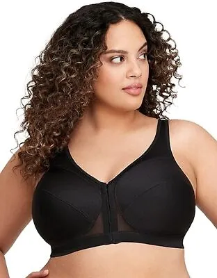 Glamorise Full Figure MagicLift Front-Closure Posture Back Bra #1265 • £34.99